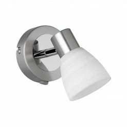 LED-Wandleuchte - Nickel matt - dimmbar