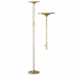 LED-Deckenfluter - Altmessing - dimmbar