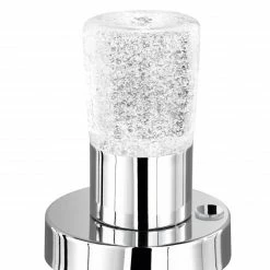 LED-Tischlampe - chrom - Touch-Dimmer