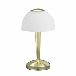 LED-Tischleuchte - Messing poliert - Touch-Dimmer