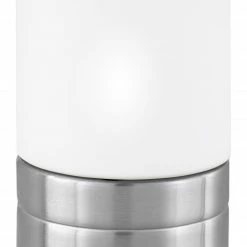 Tischlampe - Nickel matt-weiß - mit Touch-Dimmer