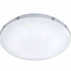 LED-Badleuchte - chrom - warmweiß