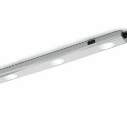 LED-Unterbauleuchte - titanfarbig - 3-flammig - 1 Watt - warmweiß