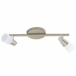 Wand- und Deckenleuchte - Nickel matt-Chrom