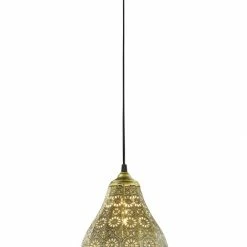 Pendelleuchte - Altmessing - 150 cm Höhe