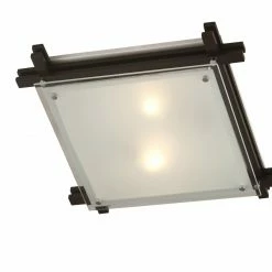 Deckenleuchte - dunkelbraun - 2-flammig