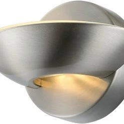 LED-Wandleuchte - Nickel matt