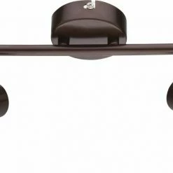 Deckenstrahler - braun - 2-flammig