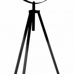 Stehlampe - schwarz-gold - höhenverstellbar