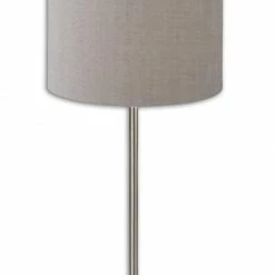 Tischlampe NEW YORK - grau - 38,5 cm