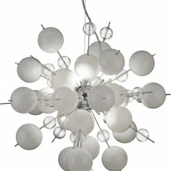 Pendelleuchte EXPLOSION - weiß - 10-flammig