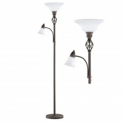 Deckenfluter - rostfarbig - Ø 28 cm