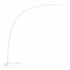 LED-Bogenleuchte - weiß - mit Fußdimmer