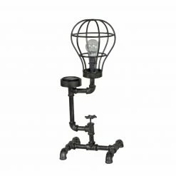 Solar-Leuchte CORNELIUS - antik-silber - 21 cm hoch