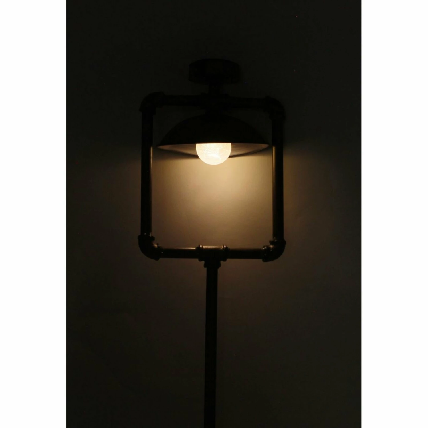 Solar-Leuchte GWENDOLINE - antik-schwarz - 158 cm hoch – Bild 3