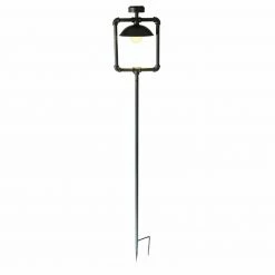 Solar-Leuchte GWENDOLINE - antik-schwarz - 158 cm hoch