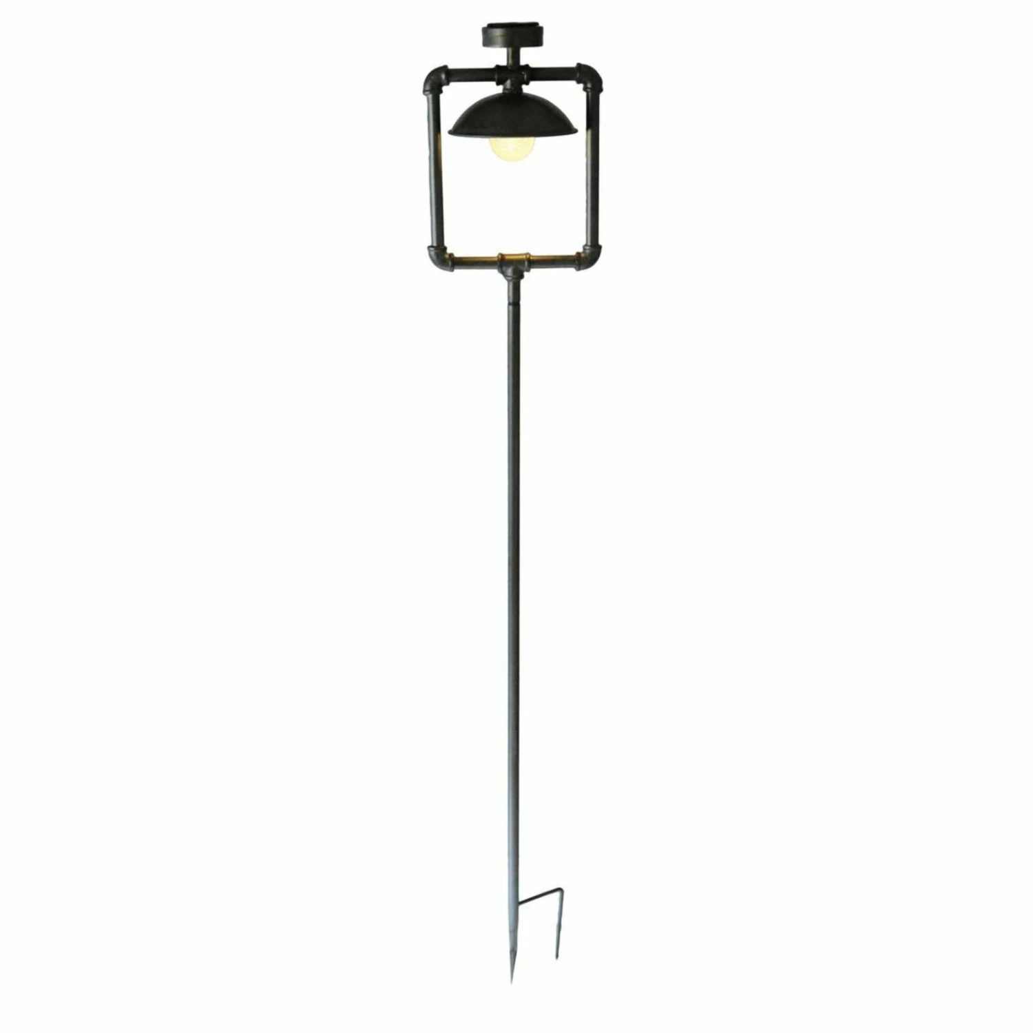 Solar-Leuchte GWENDOLINE - antik-schwarz - 158 cm hoch