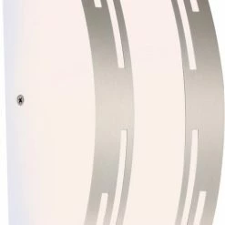 Außenleuchte - silber-metallic - 32 cm hoch