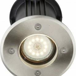 Außenleuchte - Edelstahl-Glas - 11 cm