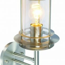 Außenleuchte - Edelstahl - 36 cm hoch