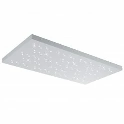 LED-Deckenlampe - weiß matt - mit Fernbedienung