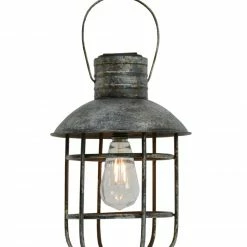 LED-Solar-Leuchte THADDEUS - antik schwarz