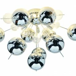 Deckenleuchte - chrom - 39 cm