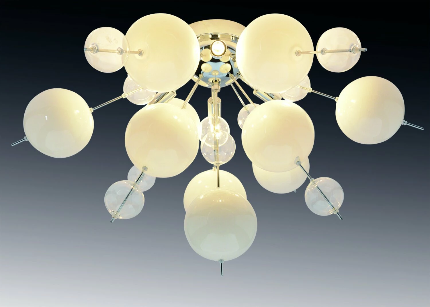 Deckenleuchte - weiß - Ø 57 cm – Bild 3