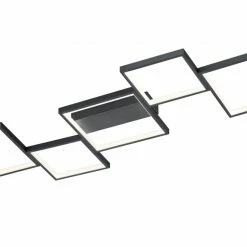 Deckenleuchte - schwarz matt - rechteckig - dimmbar