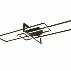 Deckenleuchte - schwarz matt - dimmbar