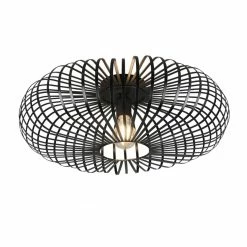 Deckenleuchte - schwarz matt - Ø 50 cm