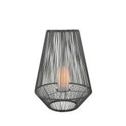 Solar-Tischleuchte - grau - 51cm hoch