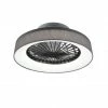 Deckenventilator - grau-silber - mit LED - Ø 47 cm