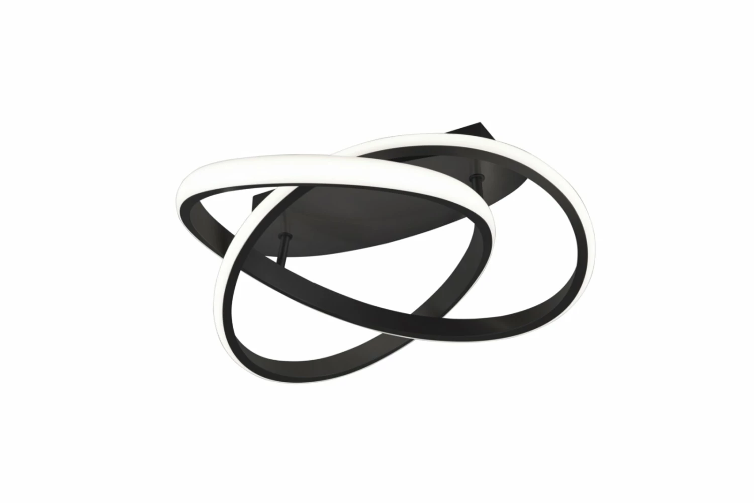 LED-Deckenleuchte - schwarz matt - dimmbar