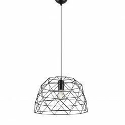 Pendelleuchte - schwarz matt - Ø 38 cm