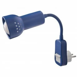 Steckerspot mit Schlaucharm - blau