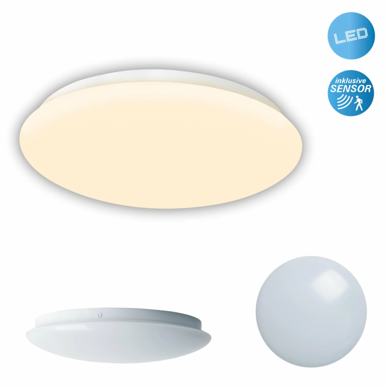 LED-Deckenleuchte MESA - weiß - mit Bewegungsmelder – Bild 3