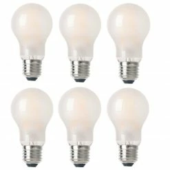 6er-Set LED Leuchtmittel E27 - 8W - warmweiß