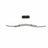 LED-Pendelleuchte ONDA - schwarz - 120 cm hoch