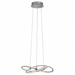 LED-Pendelleuchte ODRIVE - chrom - 120 cm lang