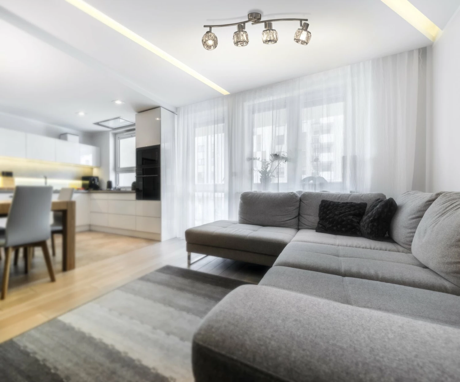 LED-Deckenstrahler JOSEFA - Stahl blank - 4 Spots – Bild 4