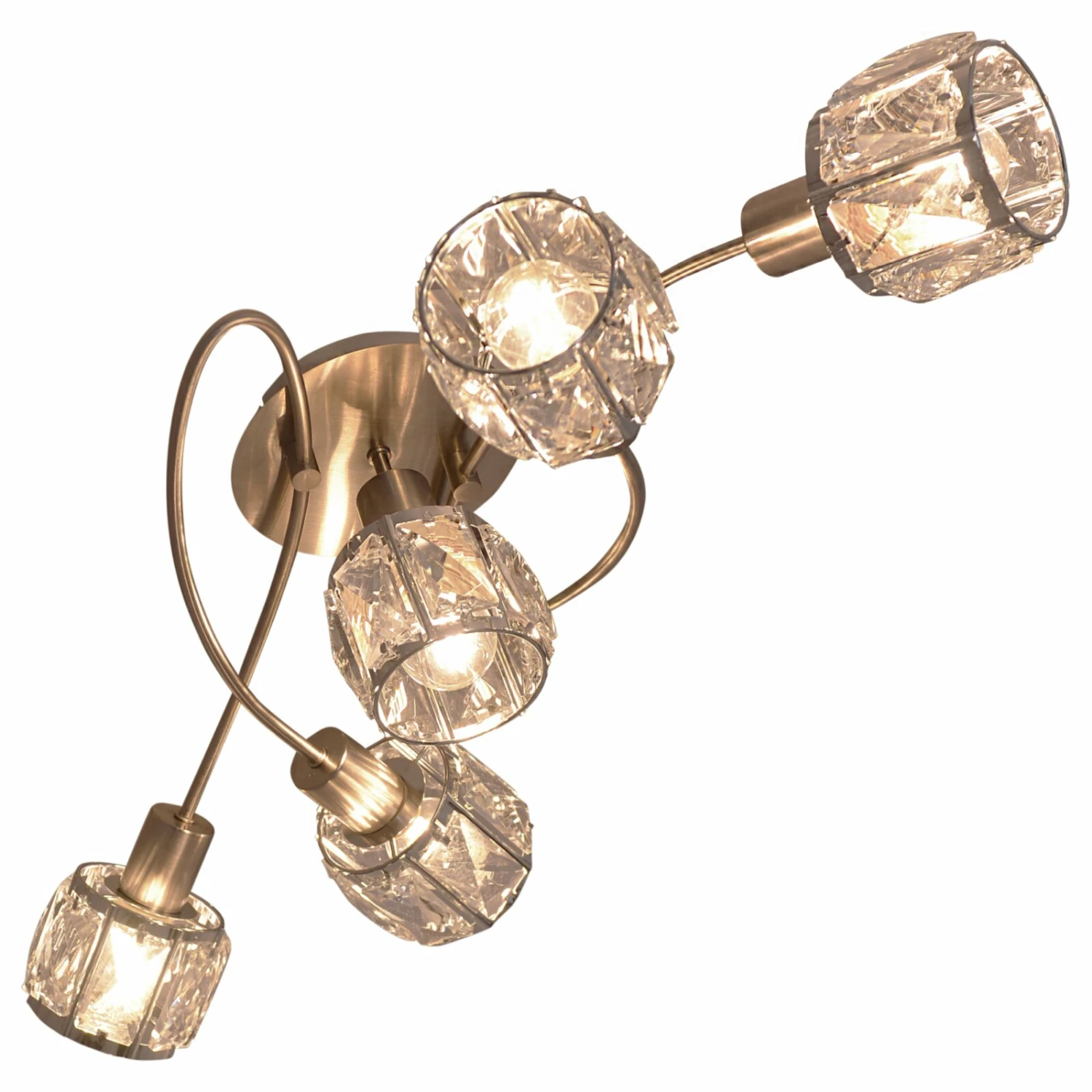 LED-Deckenleuchte JOSEFA - stahl-blank - 5-flammig – Bild 2