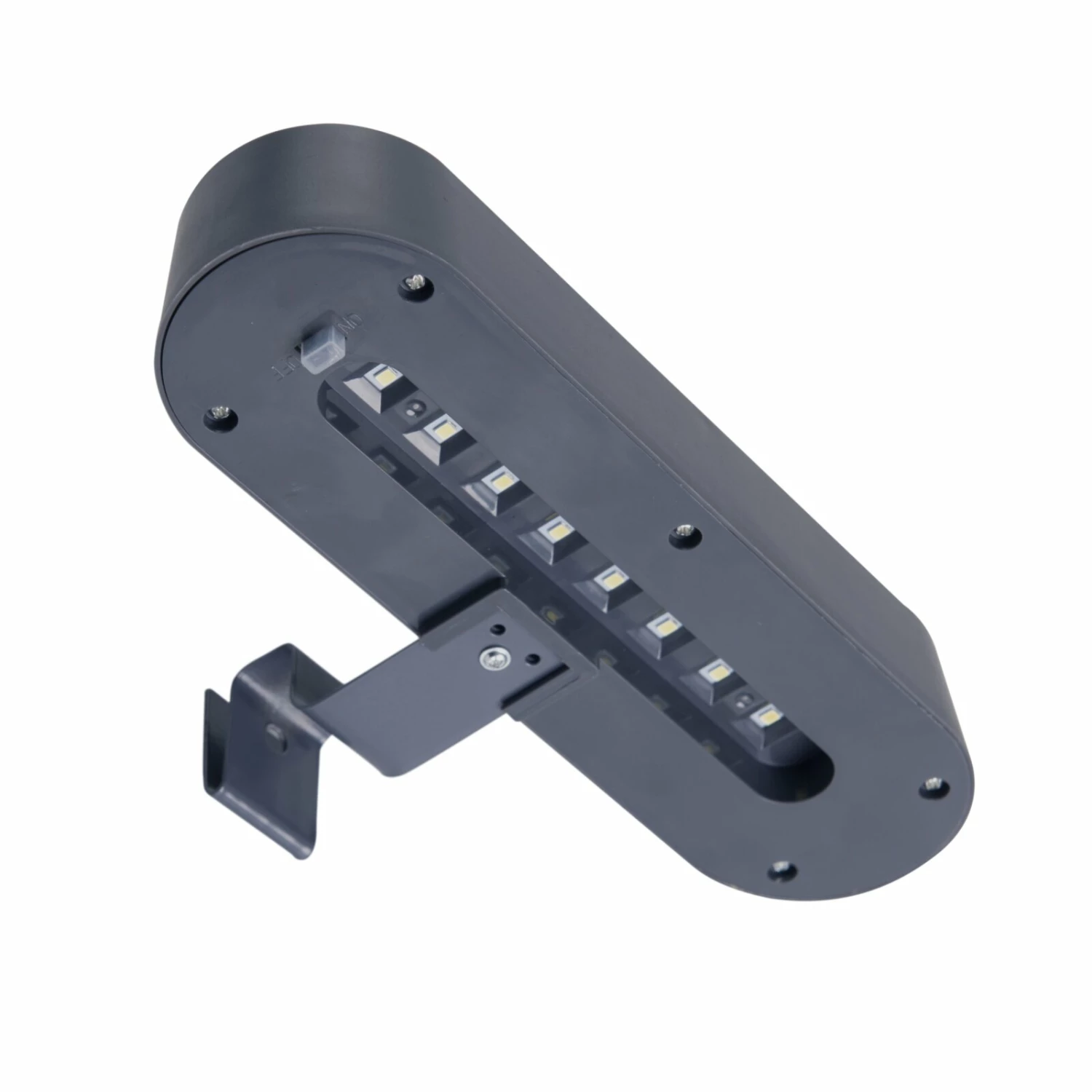 2er-Set LED-Solar-Dachrinnenleuchte - grau – Bild 2