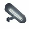 2er-Set LED-Solar-Dachrinnenleuchte - grau