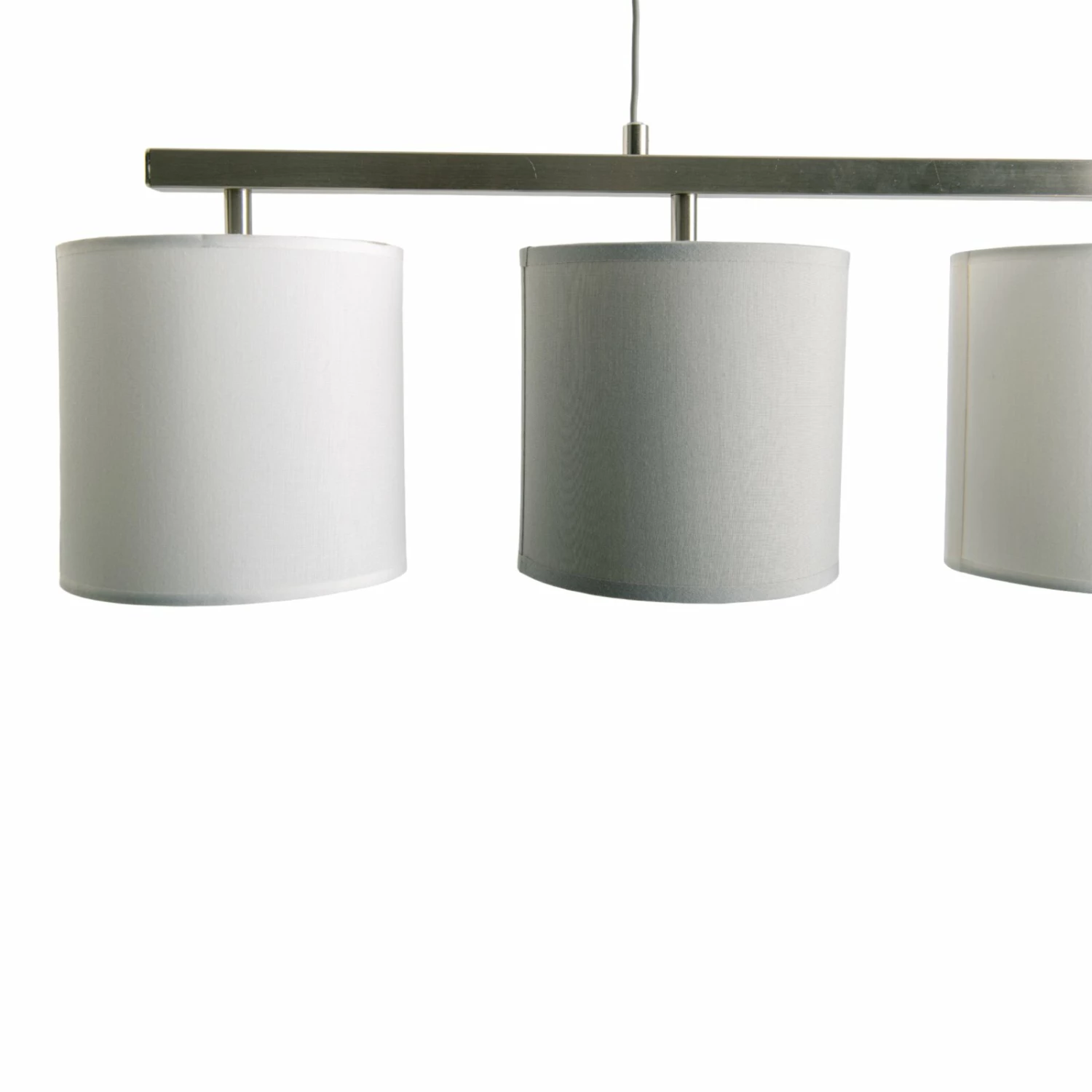 Pendelleuchte - grau-weiß - 4-flammig – Bild 3