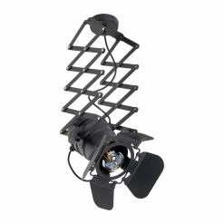 Scheren-Pendelleuchte - schwarz - 80 cm