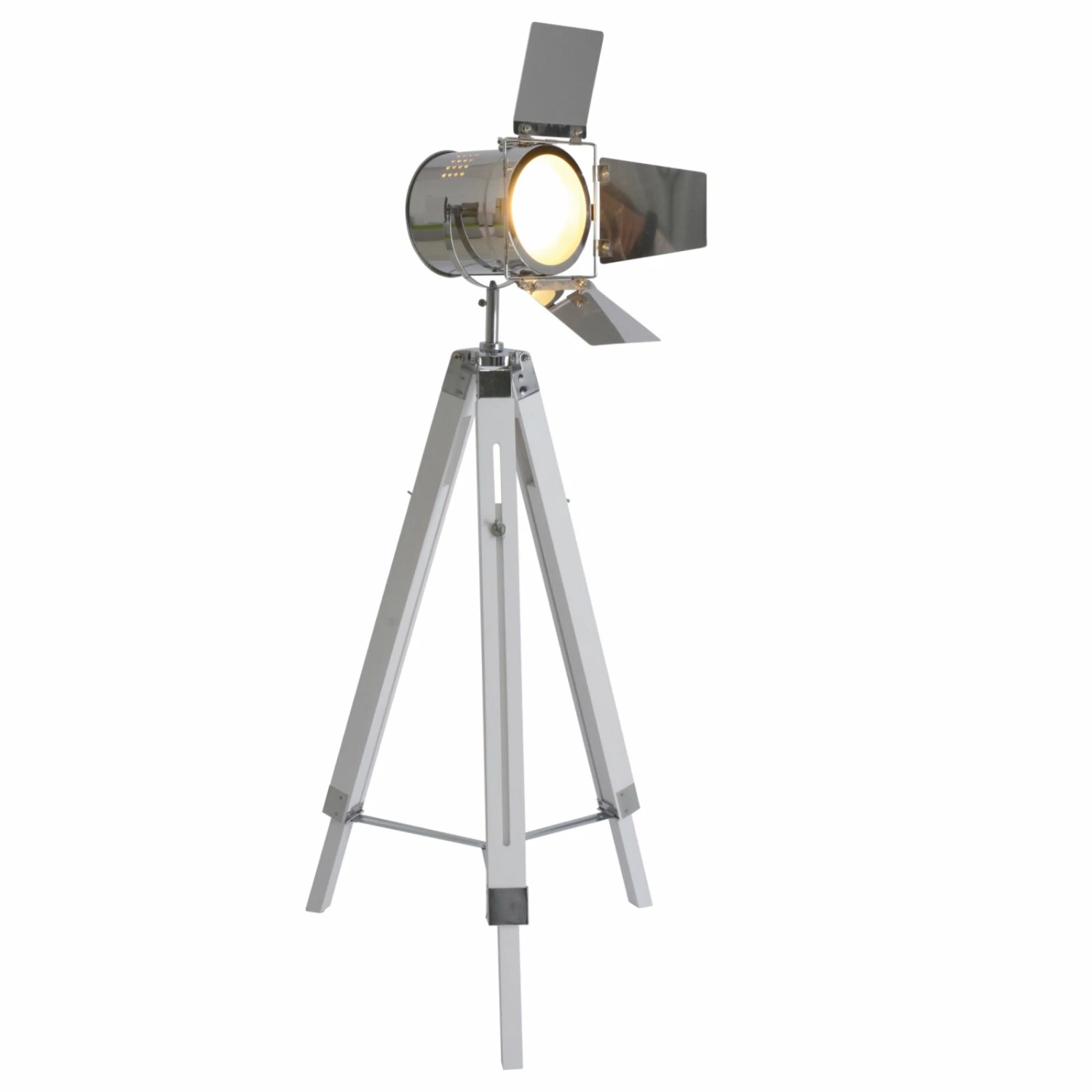 Stehleuchte HOLLY - weiß - höhenverstellbar – Bild 2