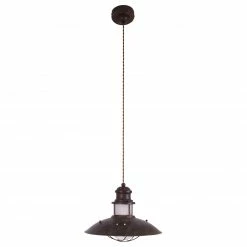 Pendelleuchte COTTAGE - braun - 1-flammig