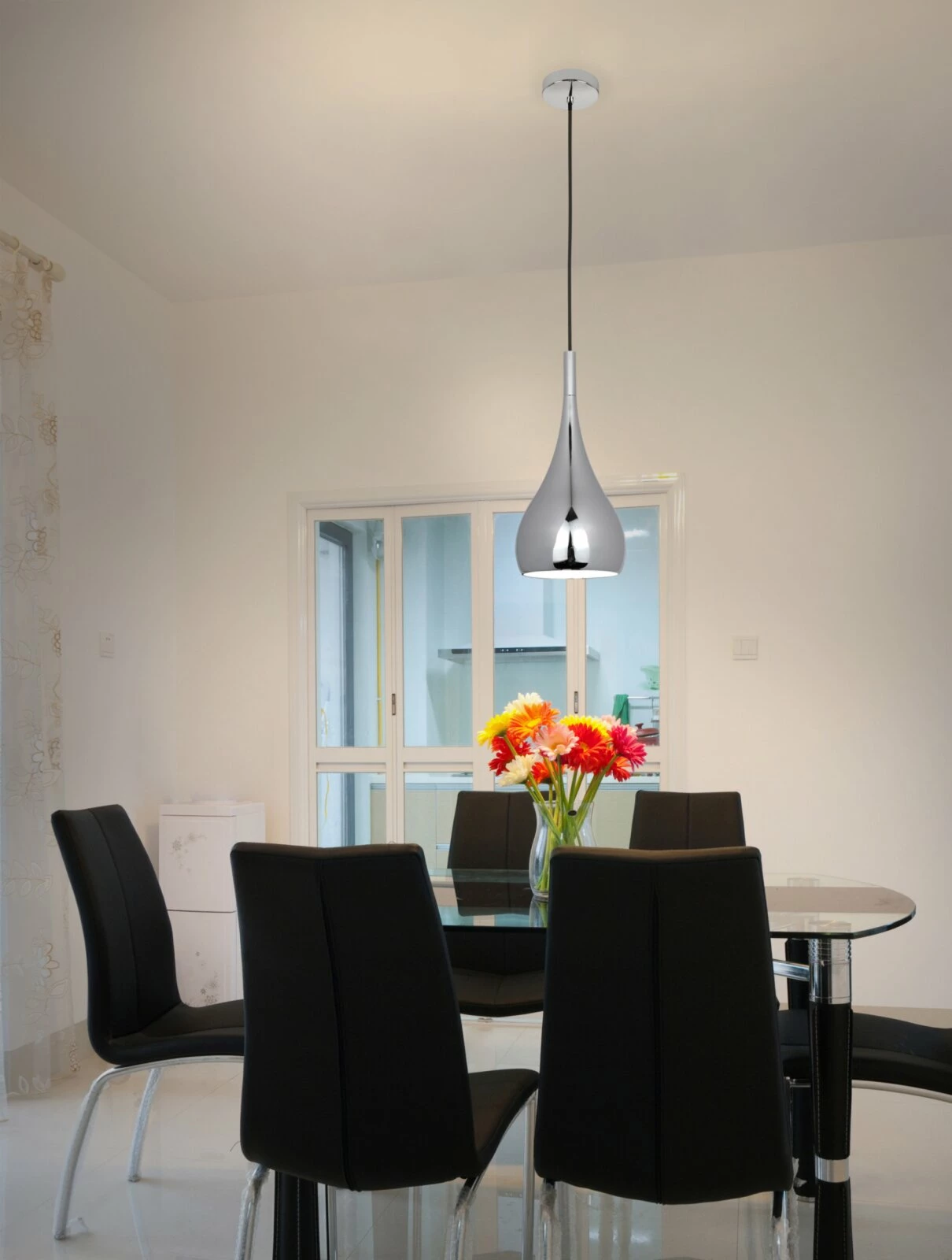 Pendelleuchte STYLE - chrom - 100 cm hoch â Bild 3