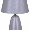 Tischleuchte SIMPLY CERAMICS - silber - 37 cm hoch